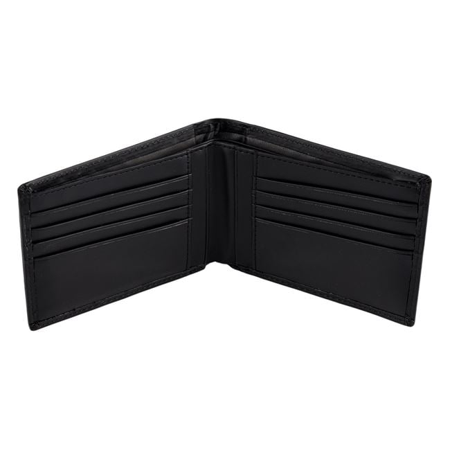 Portofel pliabil din piele ecologica, negru, 13x10 cm [2]