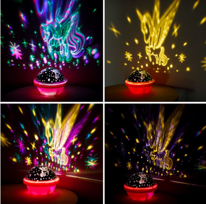 Proiector LED, lampa de veghe, model unicorn, Ø13 x 10.5 cm [3]
