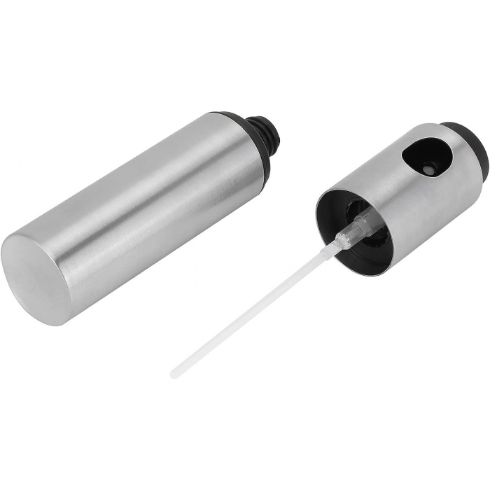 Pulverizator ulei, spray, material otel inoxidabil, manual, 100 ml, 17.7 x 4 cm, argintiu [3]