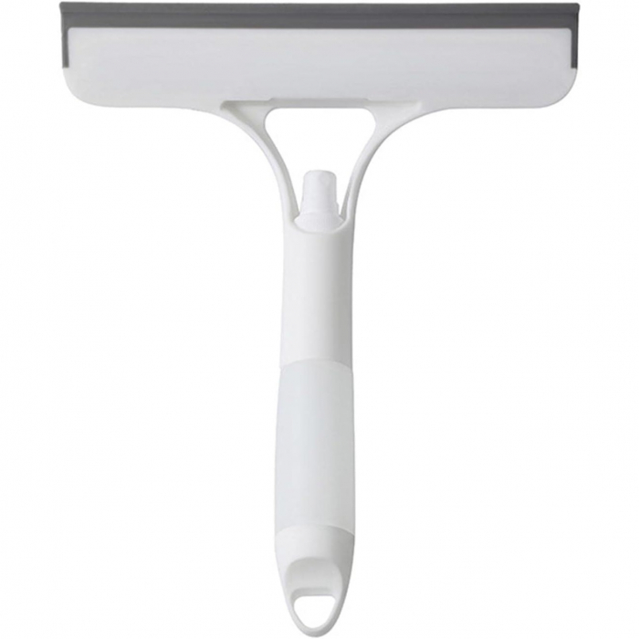 Racleta de Curatare 3 in 1, Multifunctional, Pentru Casa si Masina, Pulverizator de Spray, Racleta din Silicon si Burete, 21.5 x 25.7 cm, Alb [3]