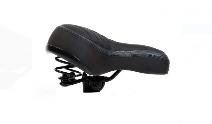 Sa metalica confortabila pentru bicicleta, 19x22x11 cm [2]