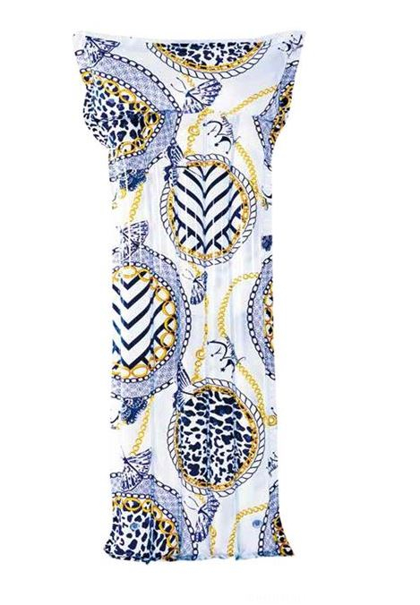 Saltea gonflabila cu 2 fete , fluturi si pene, 171x66x22 cm [2]