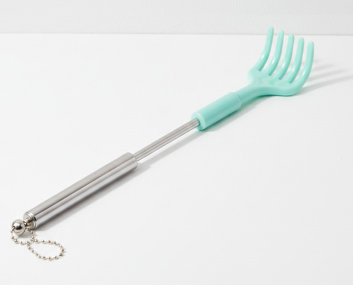 Scarpinator pentru spate, extensibil, 20-45 cm, argintiu/bleu [3]