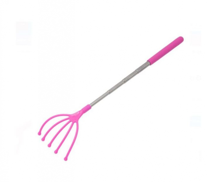 Scarpinator pentru spate, extensibil, roz,  25-62 cm [2]