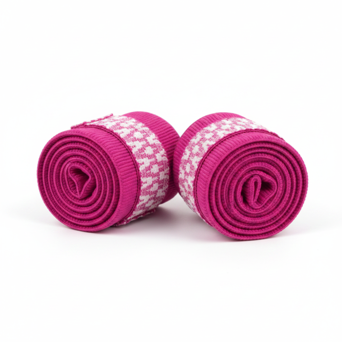 Set 2 benzi elastice, mentin fix prosopul pe sezlong, 100x5 cm, fucsia [2]