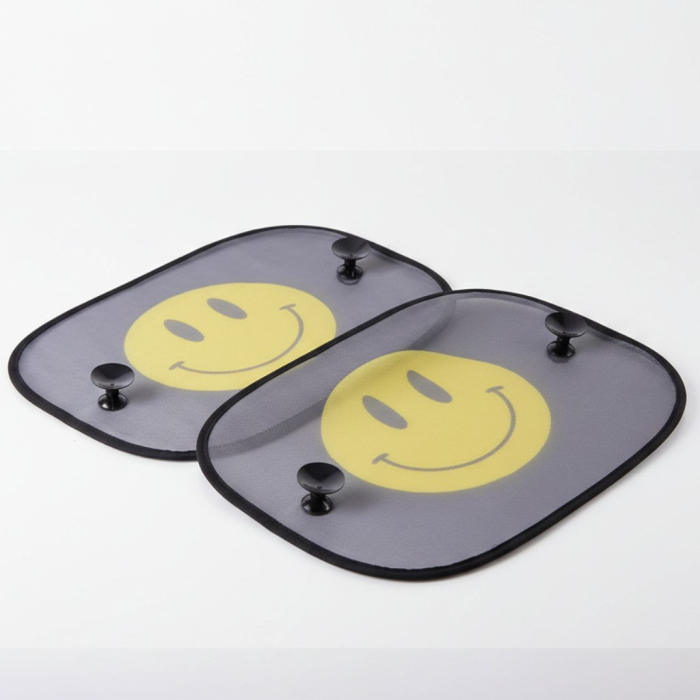 Set 2 buc parasolare auto, model Smiley, 44x36 cm [3]
