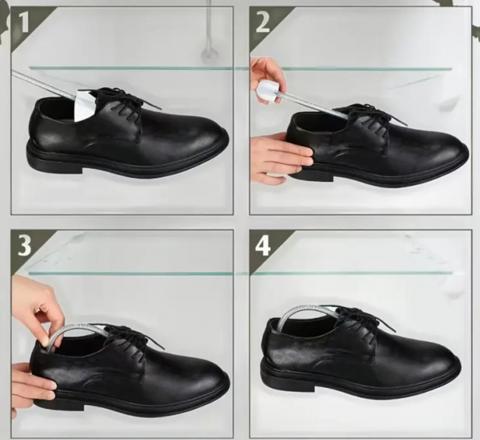 Set 2 calapozi pantofi, mentinere forma incaltaminte, cu arc flexibil, marime universala [2]