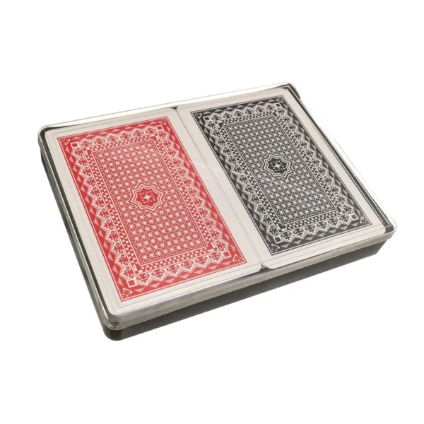 Set 2 pachete de carti de joc laminate [2]