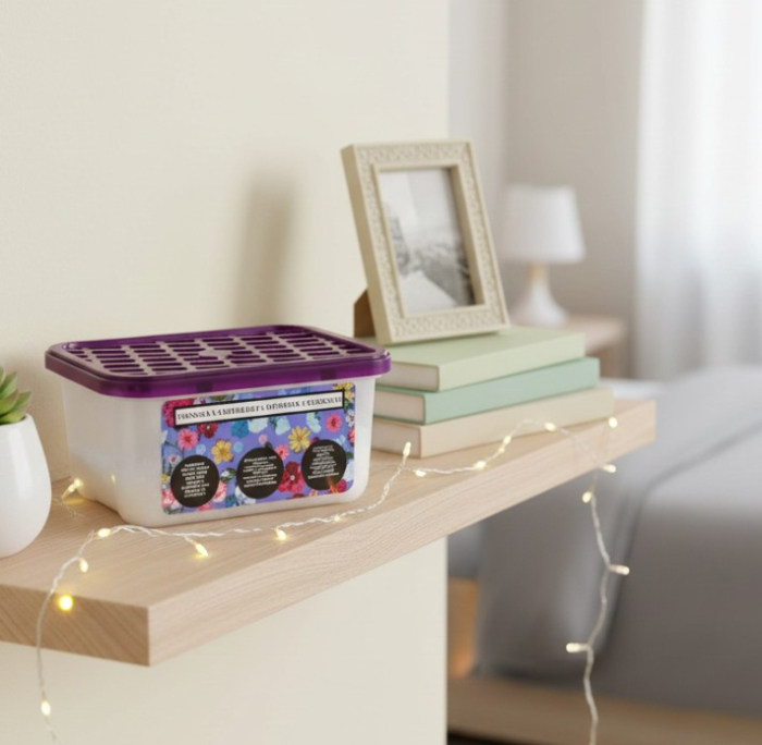 Set 3 buc dezumidificator, magnolie, orhidee si gardenie, 230 g, pentru spatii de pana la 30 m², baie, dormitor, bucatarie, hol, dressing, rulota [5]