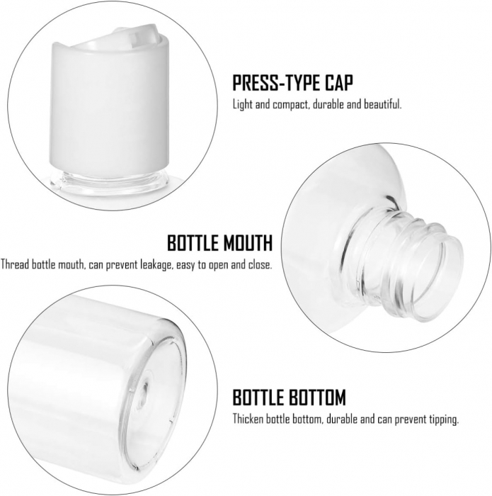 Set 3 recipiente calatorie, din plastic, 80 ml [4]