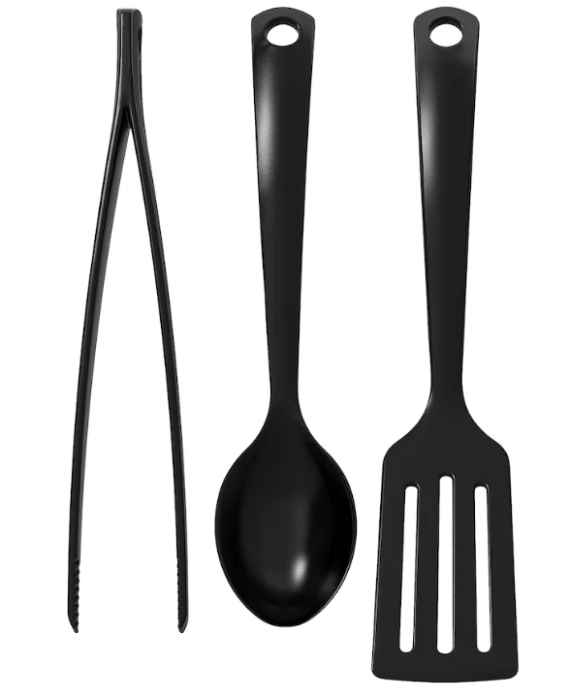 Set 3 ustensile bucatarie, lingura/spatula/cleste, 31 cm [2]