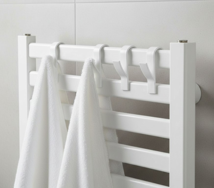 Set 4 buc carlig pentru calorifer, 9,8x2,4x6 cm [2]