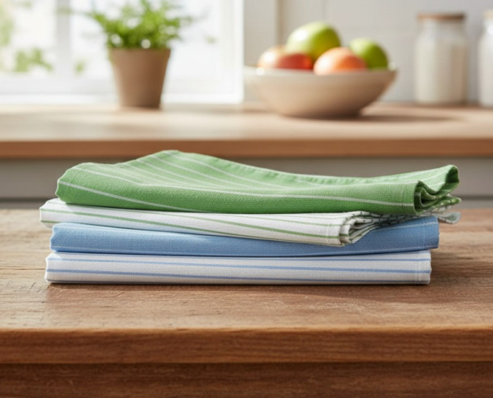 Set 4 buc prosop de bucatarie, 100% bumbac, multicolor, 60x45 cm [3]