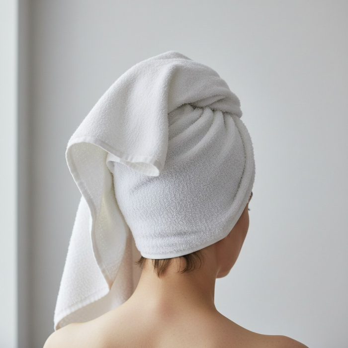 Set 4 buc prosop moale, bumbac 100%, marime medie, 70x50 cm, alb, pentru fata, maini sau par [2]