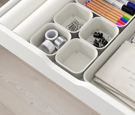 Set 4 organizatoare din plastic, 10x10x5 cm [3]