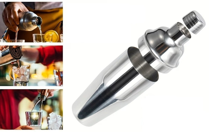 Set 5 buc shaker, inox, capacitate 600 ml, Ø9x21 cm, accesoriu Horeca, pentru restaurante, cafenele, terase, hoteluri sau evenimente  [2]
