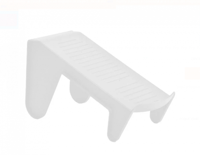 Set 5 organizatoare incaltaminte din plastic, 25x10x14 cm , alb [2]