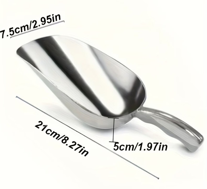 Set 5 scafe din aluminiu, 21x7.5x5 cm, accesoriu Horeca, pentru baruri, restaurante, cafenele, terase, hoteluri sau evenimente [2]