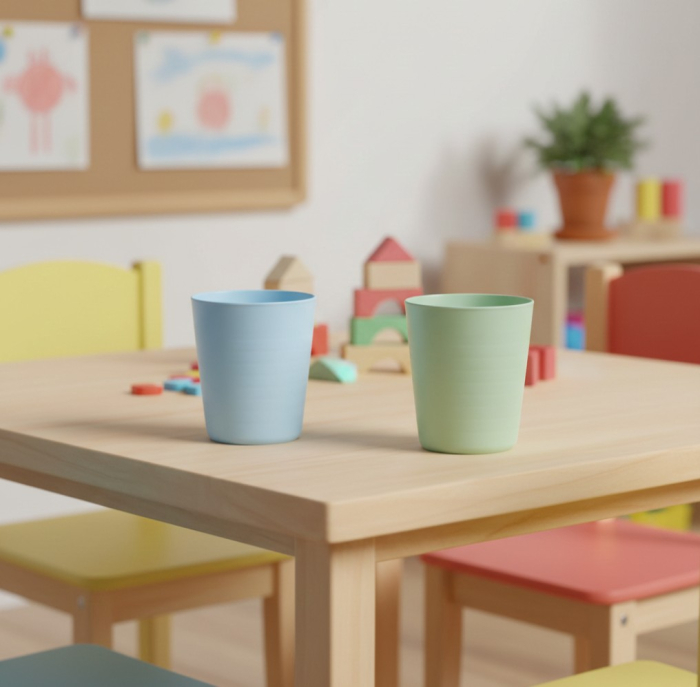 Set 6 pahare din plastic, refolosibile, 230 ml [2]