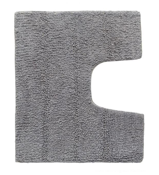 Set covorase de baie din bumbac, gri, 80x50 cm / 50x40 cm [2]