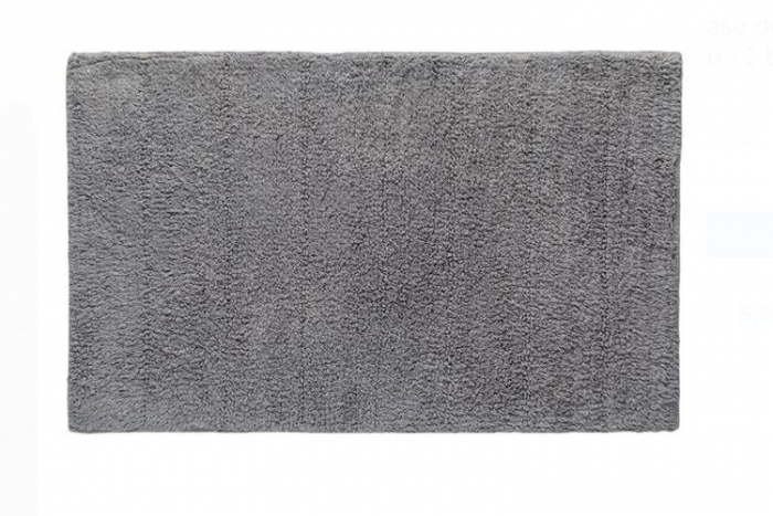 Set covorase de baie din bumbac, gri, 80x50 cm / 50x40 cm [3]