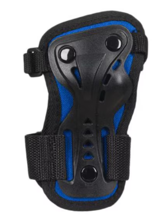 Set de protectie, pentru copii, coate-genunchi, negru/albastru, 6 piese [3]