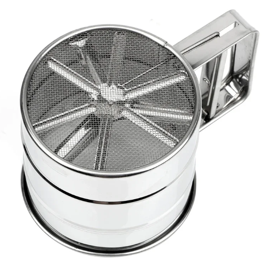 Sita faina din inox, cu mecanism de pudrare, 250 g [2]