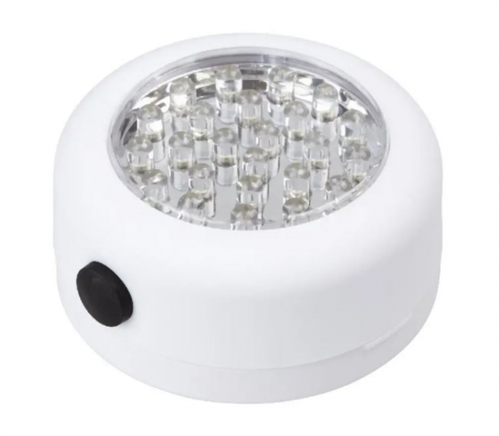 Spot rotund cu 24 LED-uri, cu carlig si magnet, diametru 7 cm [3]