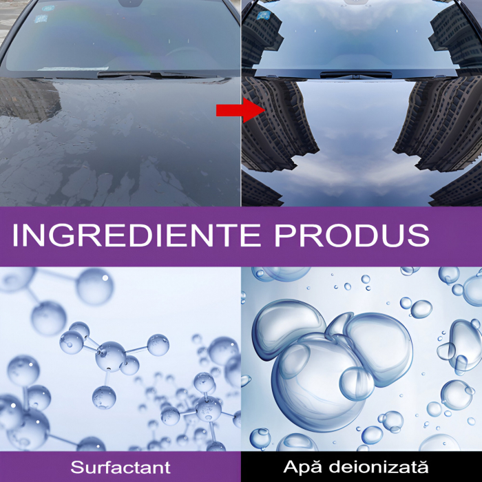 Spray Hidrofob Auto, Curatare, Acoperire, Stralucire, Reparare Zgarieturi, Nanotehnologie, Spalare fara Apa, 100mL [2]