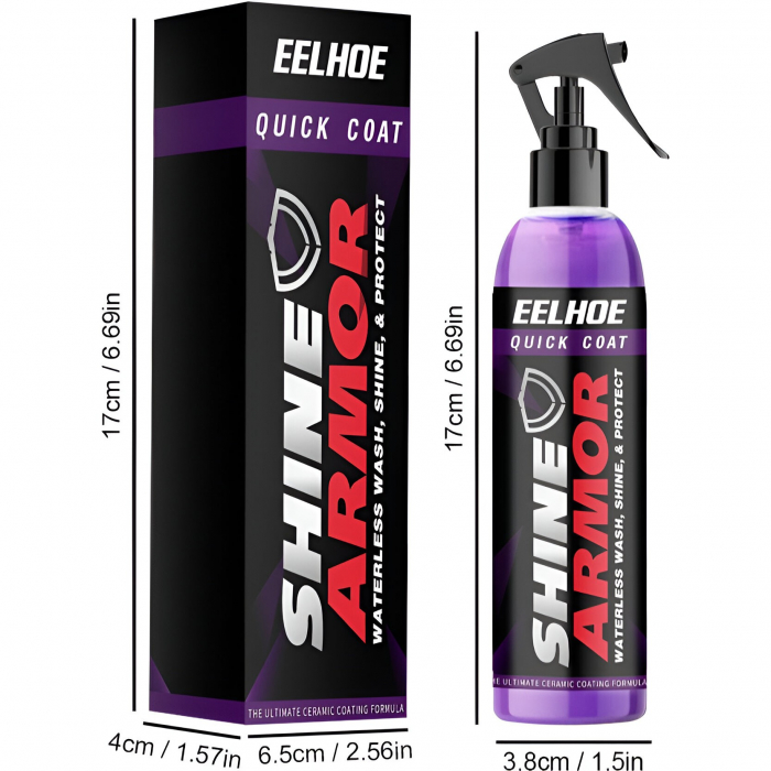 Spray Hidrofob Auto, Curatare, Acoperire, Stralucire, Reparare Zgarieturi, Nanotehnologie, Spalare fara Apa, 100mL [6]