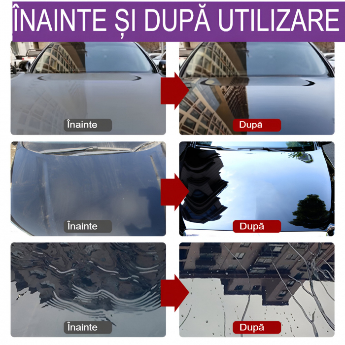 Spray Hidrofob Auto, Curatare, Acoperire, Stralucire, Reparare Zgarieturi, Nanotehnologie, Spalare fara Apa, 100mL [3]