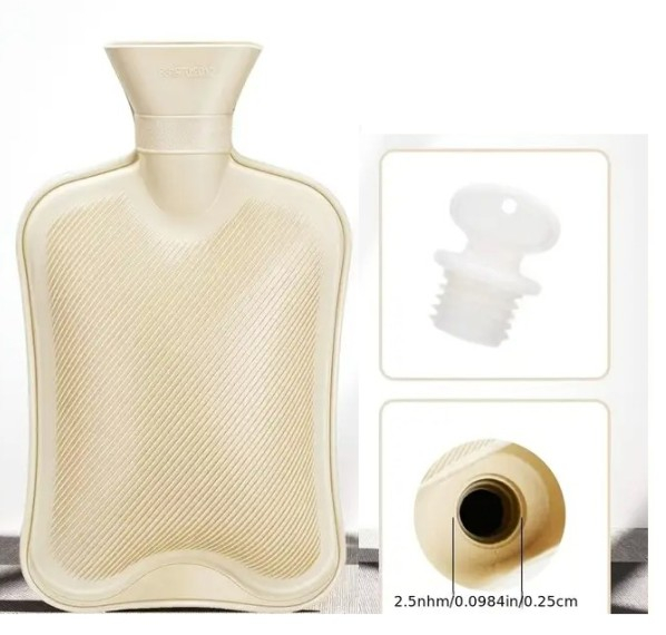 Perna pentru apa calda, din cauciuc, capacitate 1 Litru, 25x15 cm [5]