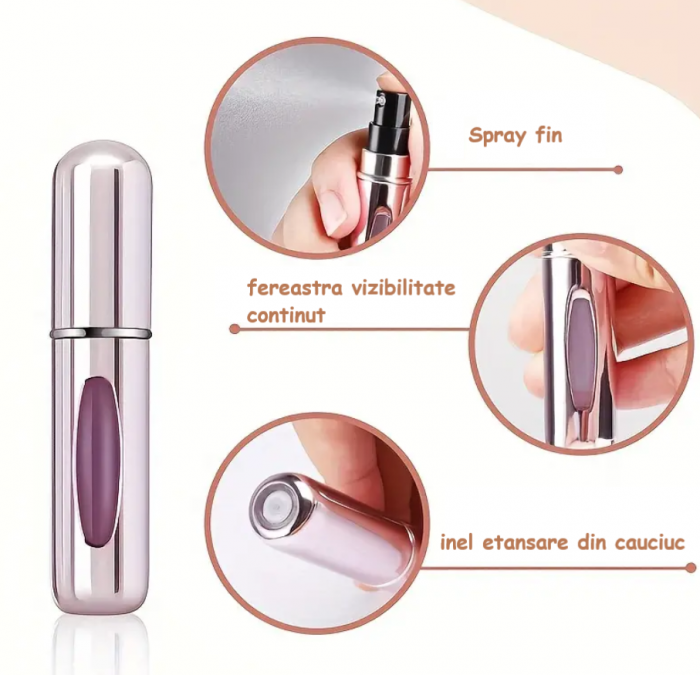 Sticla spray pentru parfum, reincarcabila, 5 ml [2]