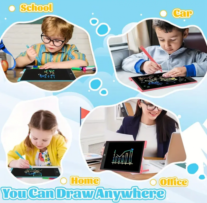 Tableta LCD cu pix, pentru scris si desenat, suprafata 22 cm [2]