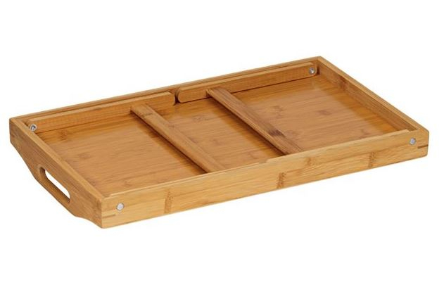 Masuta pliabila din bambus, cu picioare reglabile, 50x29.5x22 cm [4]