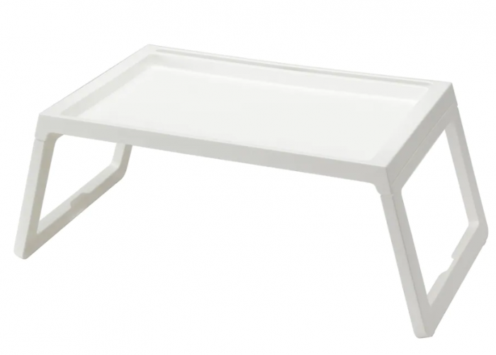 Masuta alba, pliabila, pentru laptop sau servire mic-dejun, 56x36x26 cm [3]