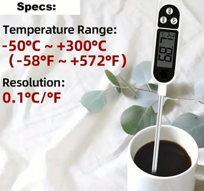 Termometru alimentar, plug-in, 24,5X5X1,5 cm [6]