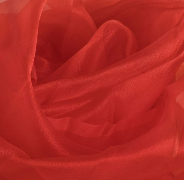 Tesatura decorativa de Craciun, pentru brad, rosie, 200x67 cm [2]