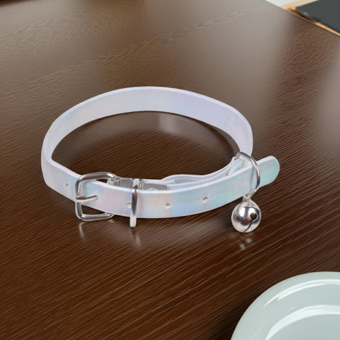 Zgarda holografica cu clopotel pentru pisici, 30x1 cm [2]