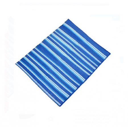 Articole de vara - Rogojina plaja, pliabila, model gentuta, albastra, 180x150 cm