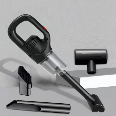 Aspirator Portabil fara Fir, Incarcare USB, Pentru Casa si Masina, Autonomie 45 min, Negru [2]