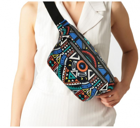 Borseta impermeabila, 3 compartimente, piele ecologica, 31x24 cm [0]