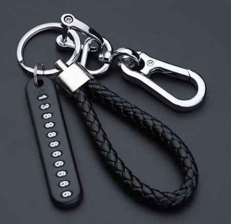 Breloc pentru chei, piele ecologica, 10 cm [2]