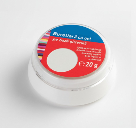 Buretiera pe baza de glicerina, 20 g, pentru birouri, casierii, banci, arhive, institutii sau activitati administrative [1]