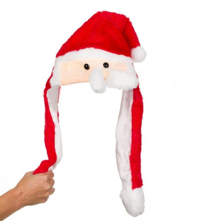 Toate produsele - Caciula copii interactiva Mos Craciun, imitatie de blanita