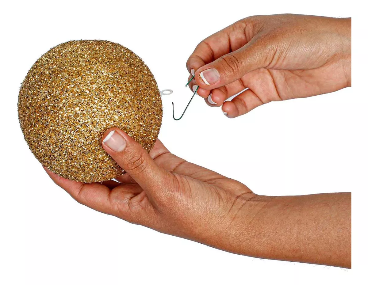 Craciun – Decoratiuni, costume si accesorii festive - Carlige verzi pentru globuri, 2 marimi - 150buc