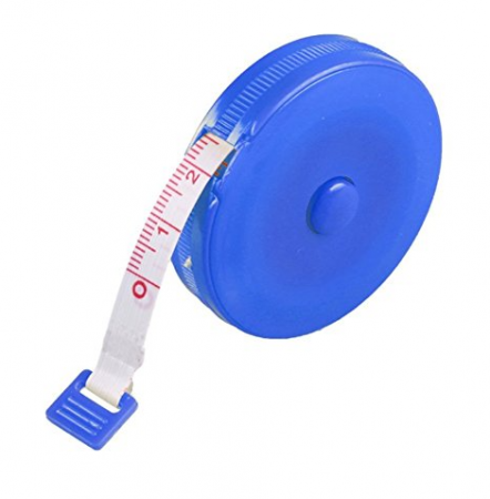 Toate produsele - Centimetru croitorie, tip rola retractabila, albastru, 150 cm