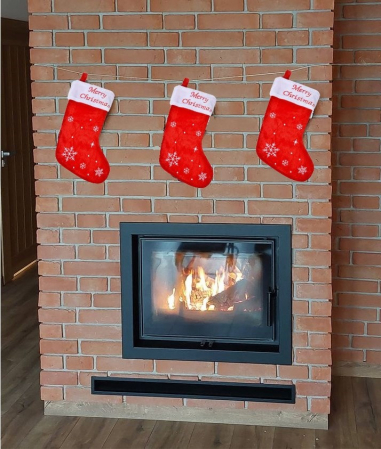 Toate produsele - Cizmulita de Craciun catifelata, rosie - 41cm