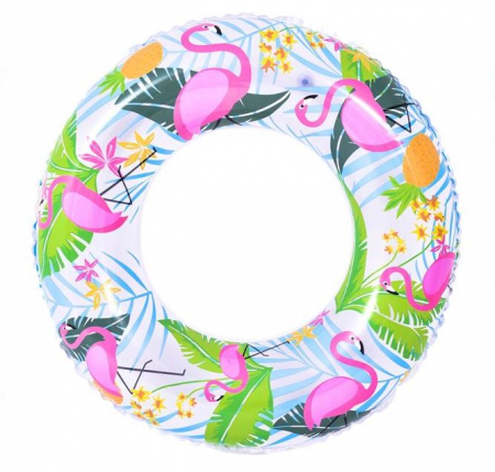 Accesorii inot si gonflabile - Colac, model flamingo, 90 cm