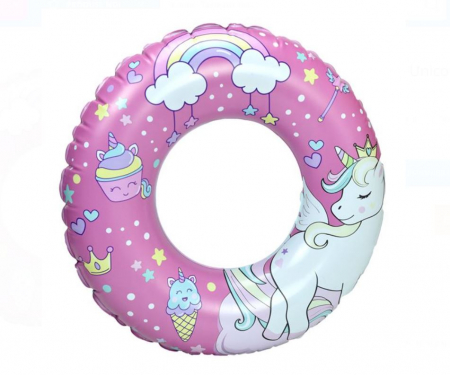 Articole de vara - Colac gonflabil unicorn, 51cm, 3-6 Ani